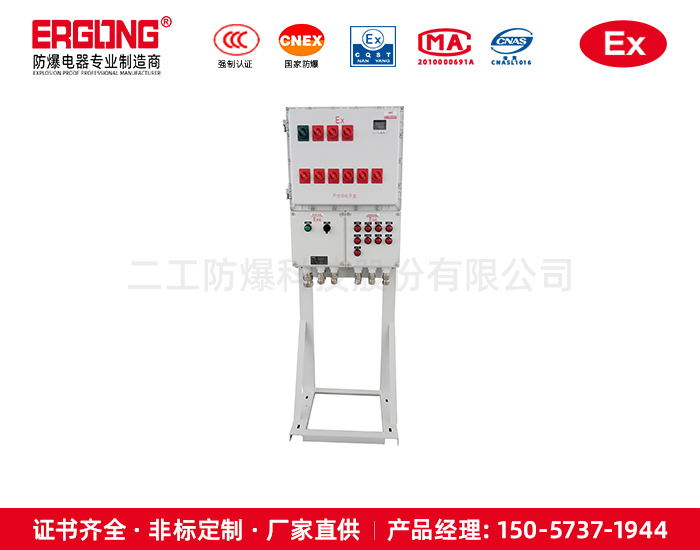铸铝防爆配电箱配高支架
